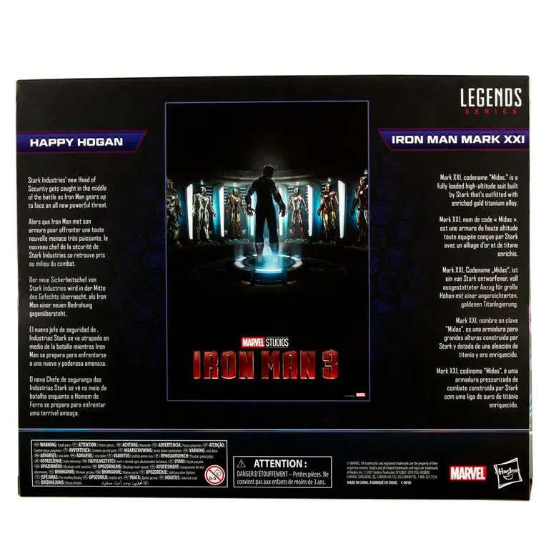 The Infinity Saga Marvel Legends Action Figure 2-Pack 2021 Happy Hogan & Iron Man (Iron Man 3) 15 cm termékfotó