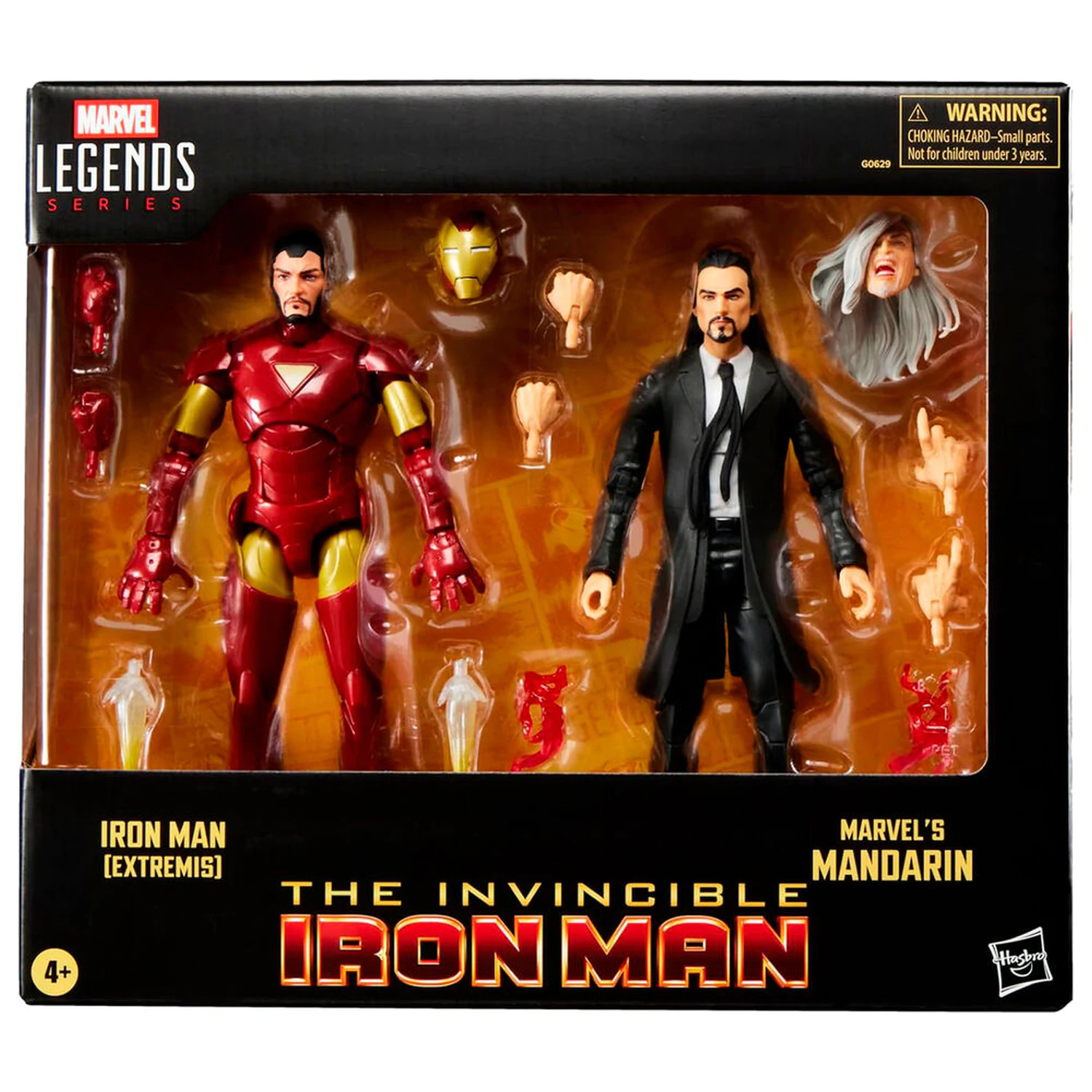 Marvel The Invencible Iron Man - Iron Man Extremis & Marvels Mandarin blister 2 figures 15cm product photo