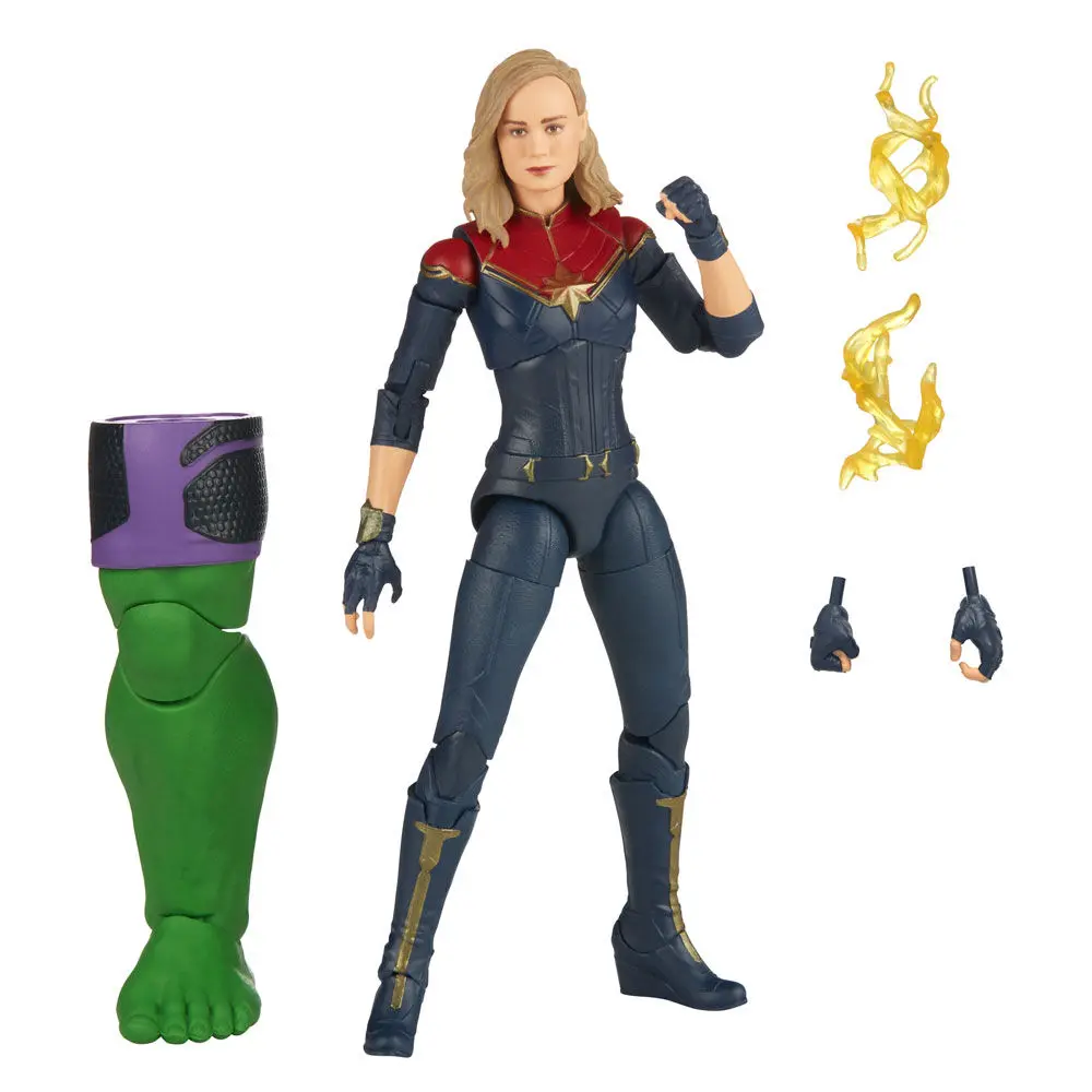 The Marvels Marvel Legends Action Figure Captain Marvel (BAF: Totally Awesome Hulk) 15 cm termékfotó