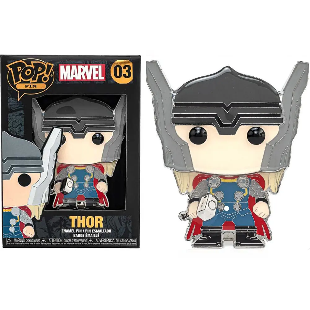 Marvel Thor Large Enamel POP Pin 10cm product photo