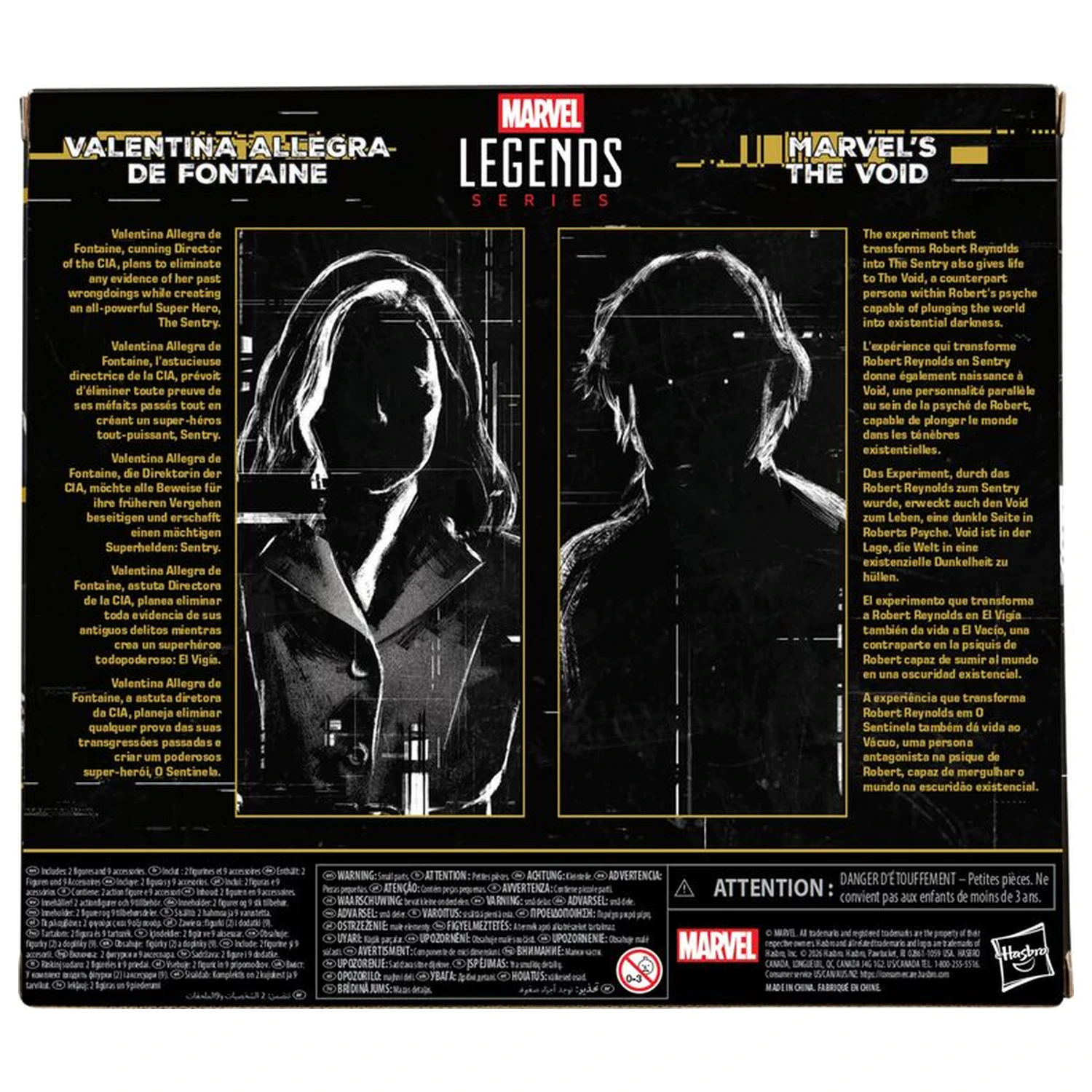 Marvel Thunderbolts Valentina Allegra De Fontaine & Marvels The Void set 2 figures 15cm product photo
