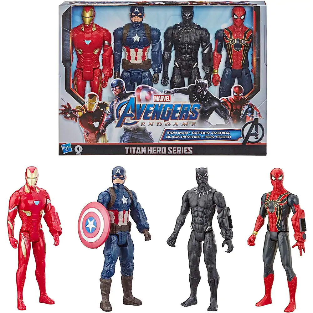 Marvel Titan Hero Series pack4 figures 30cm product photo