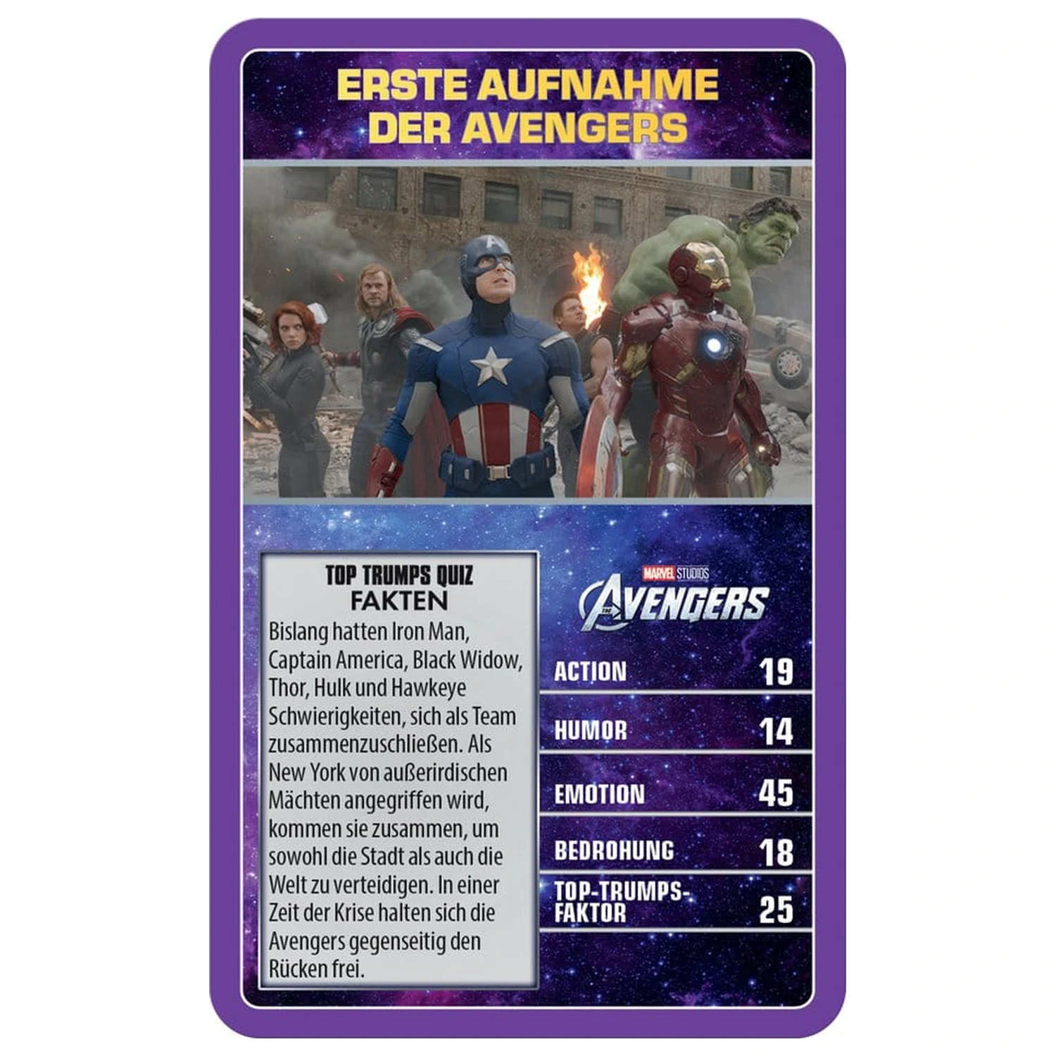 Marvel Card Game Top Trumps Collectables *German Version* product photo