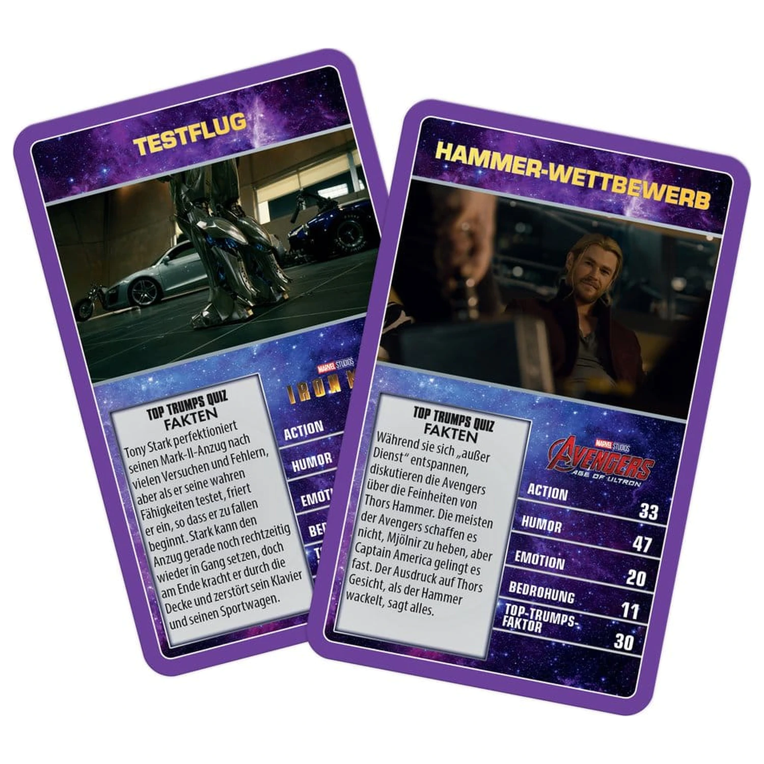Marvel Card Game Top Trumps Collectables *German Version* product photo