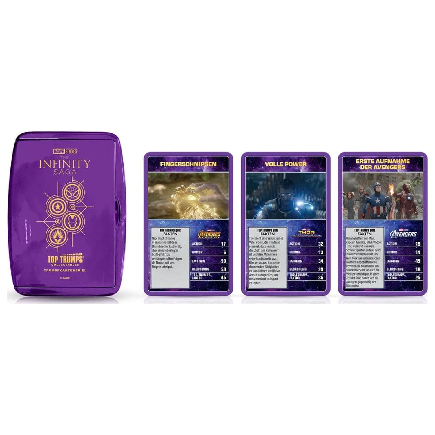 Marvel Card Game Top Trumps Collectables *German Version* product photo