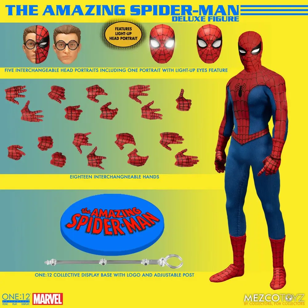 Marvel Universe Action Figure 1/12 The Amazing Spider-Man - Deluxe Edition 16 cm product photo