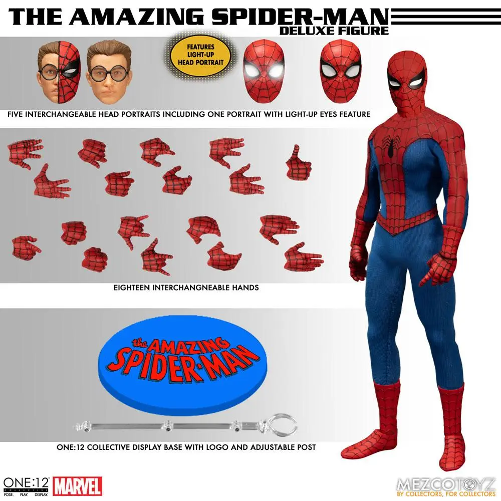 Marvel Universe Action Figure 1/12 The Amazing Spider-Man - Deluxe Edition 16 cm product photo