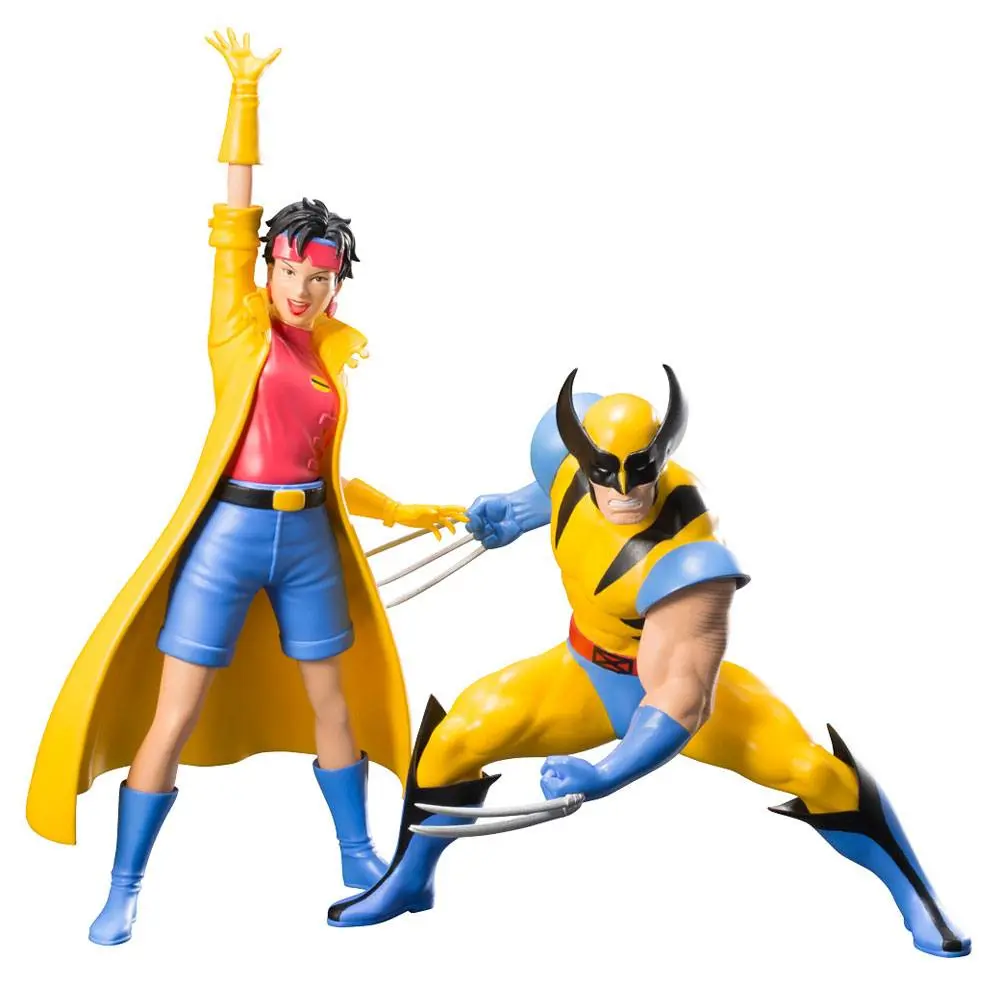 Marvel Universe ARTFX+ Statue 1/10 2-Pack Wolverine &amp; Jubilee (X-Men '92) 16 cm product photo