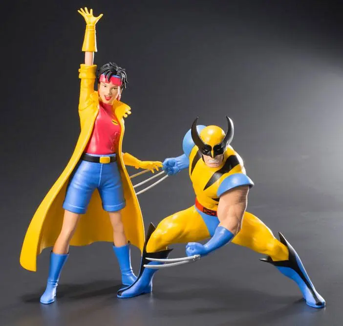 Marvel Universe ARTFX+ Statue 1/10 2-Pack Wolverine &amp; Jubilee (X-Men '92) 16 cm product photo