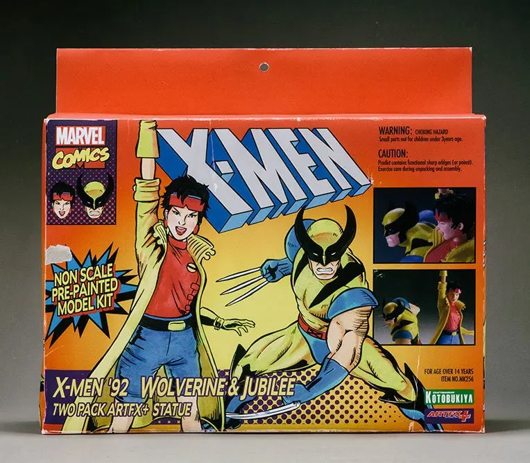 Marvel Universe ARTFX+ Statue 1/10 2-Pack Wolverine &amp; Jubilee (X-Men '92) 16 cm product photo