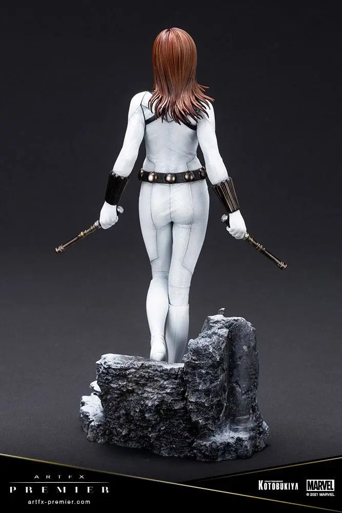 Marvel Universe ARTFX Premier PVC Statue 1/10 Black Widow White Costume Limited Edition 21 cm product photo