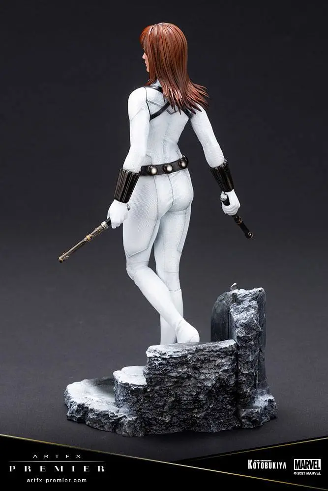 Marvel Universe ARTFX Premier PVC Statue 1/10 Black Widow White Costume Limited Edition 21 cm product photo