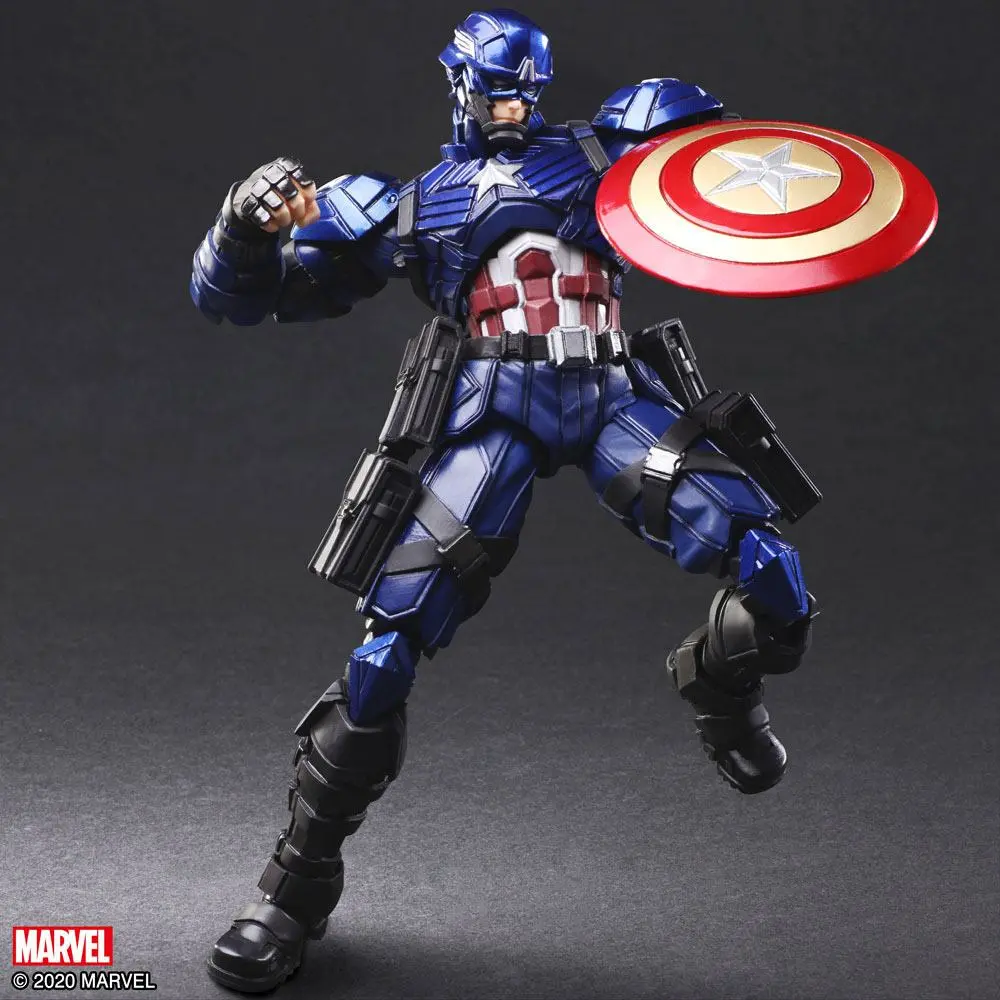 Marvel Universe  Bring Arts Action Figure Captain America by Tetsuya Nomura 16 cm product photo