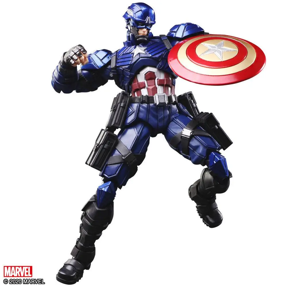 Marvel Universe  Bring Arts Action Figure Captain America by Tetsuya Nomura 16 cm product photo