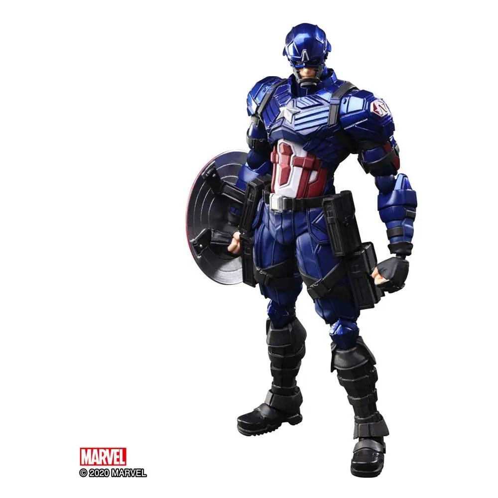 Marvel Universe  Bring Arts Action Figure Captain America by Tetsuya Nomura 16 cm product photo