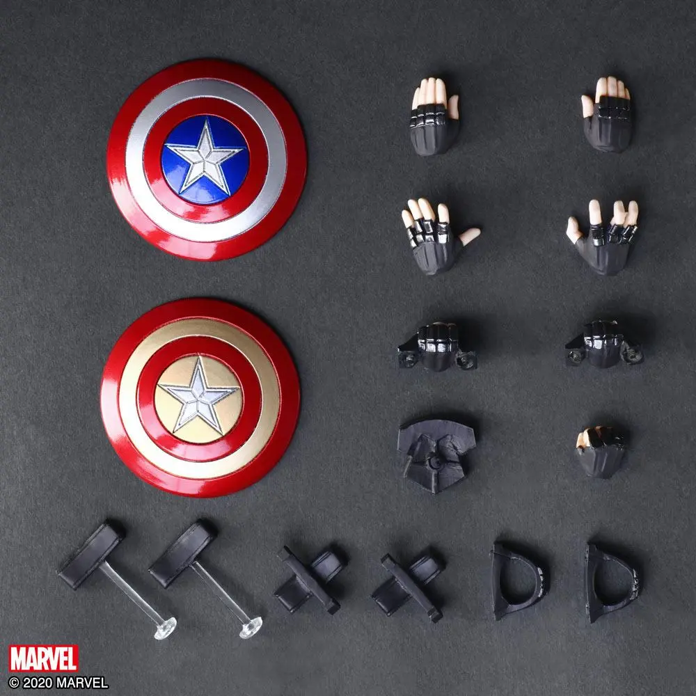 Marvel Universe  Bring Arts Action Figure Captain America by Tetsuya Nomura 16 cm product photo