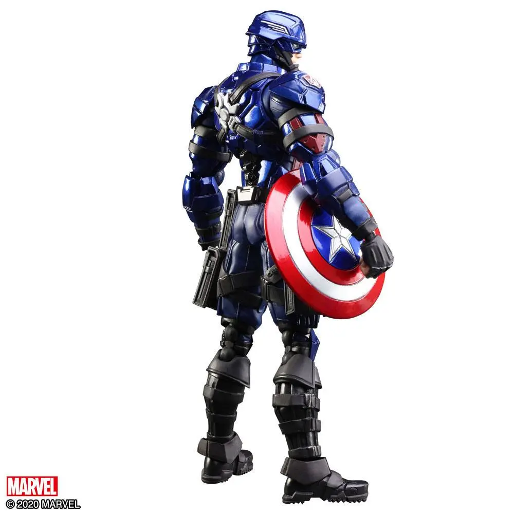 Marvel Universe  Bring Arts Action Figure Captain America by Tetsuya Nomura 16 cm product photo