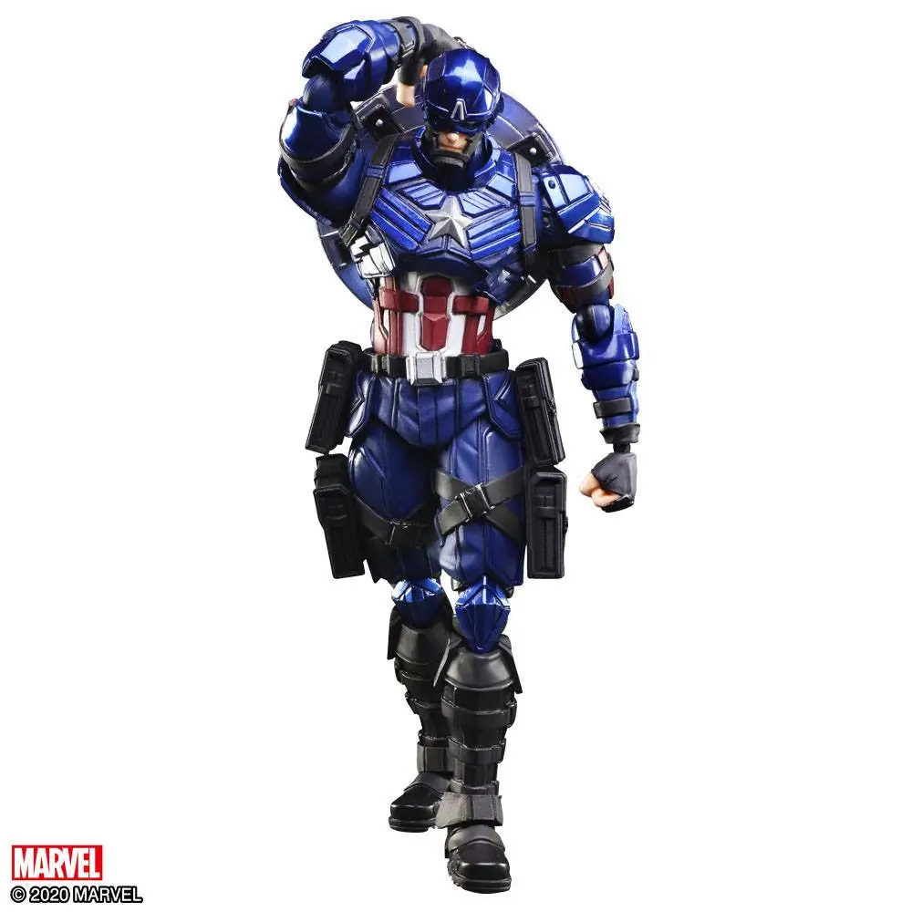 Marvel Universe  Bring Arts Action Figure Captain America by Tetsuya Nomura 16 cm product photo