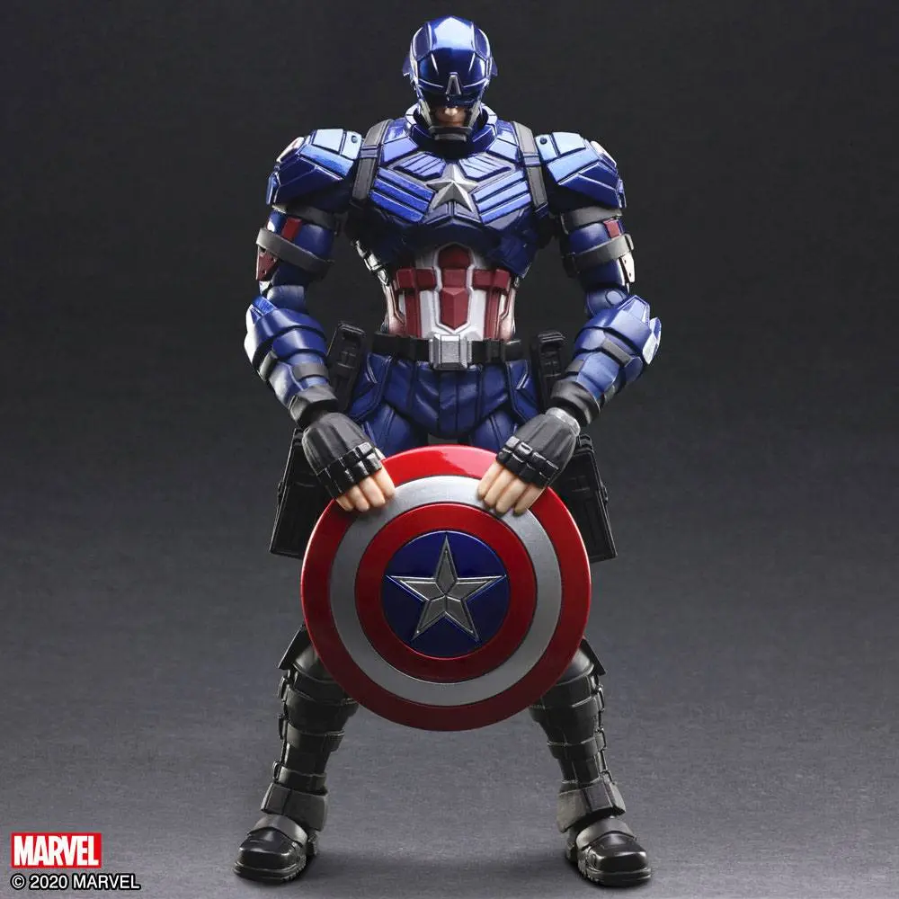 Marvel Universe  Bring Arts Action Figure Captain America by Tetsuya Nomura 16 cm product photo