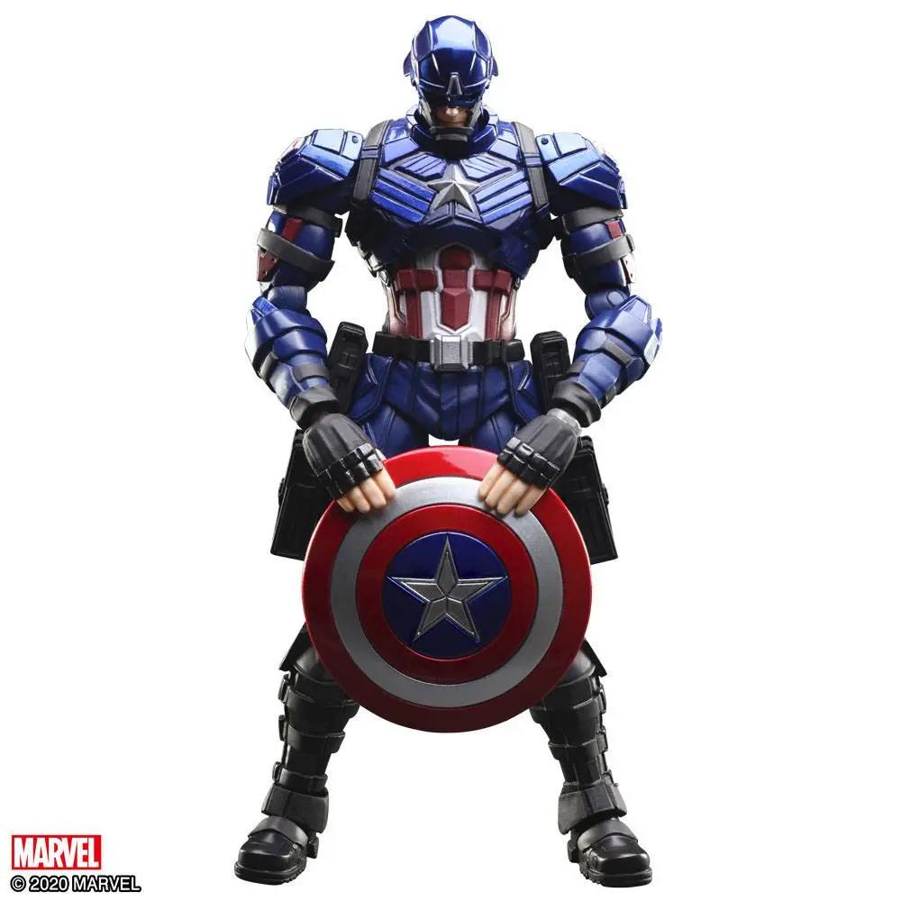 Marvel Universe  Bring Arts Action Figure Captain America by Tetsuya Nomura 16 cm product photo
