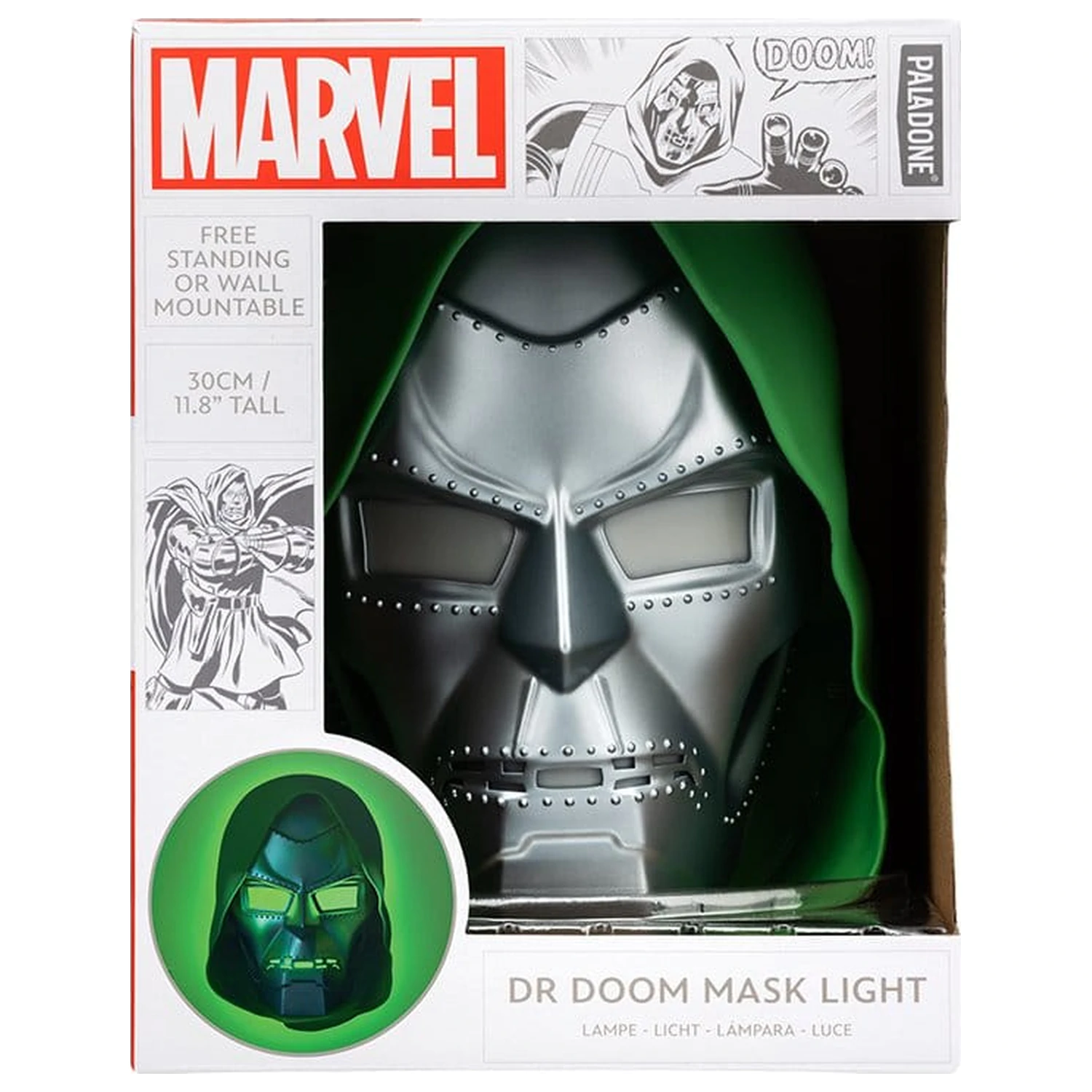 Marvel Universe Light Dr Doom Mask 30 cm product photo