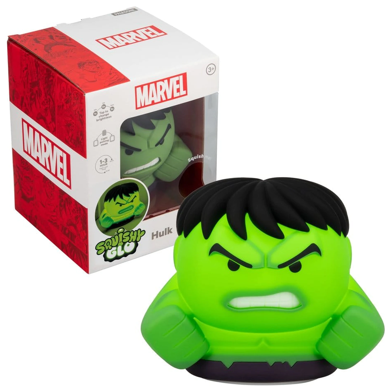 Marvel Universe SquishyGlo Silicon Light Hulk 15 cm product photo