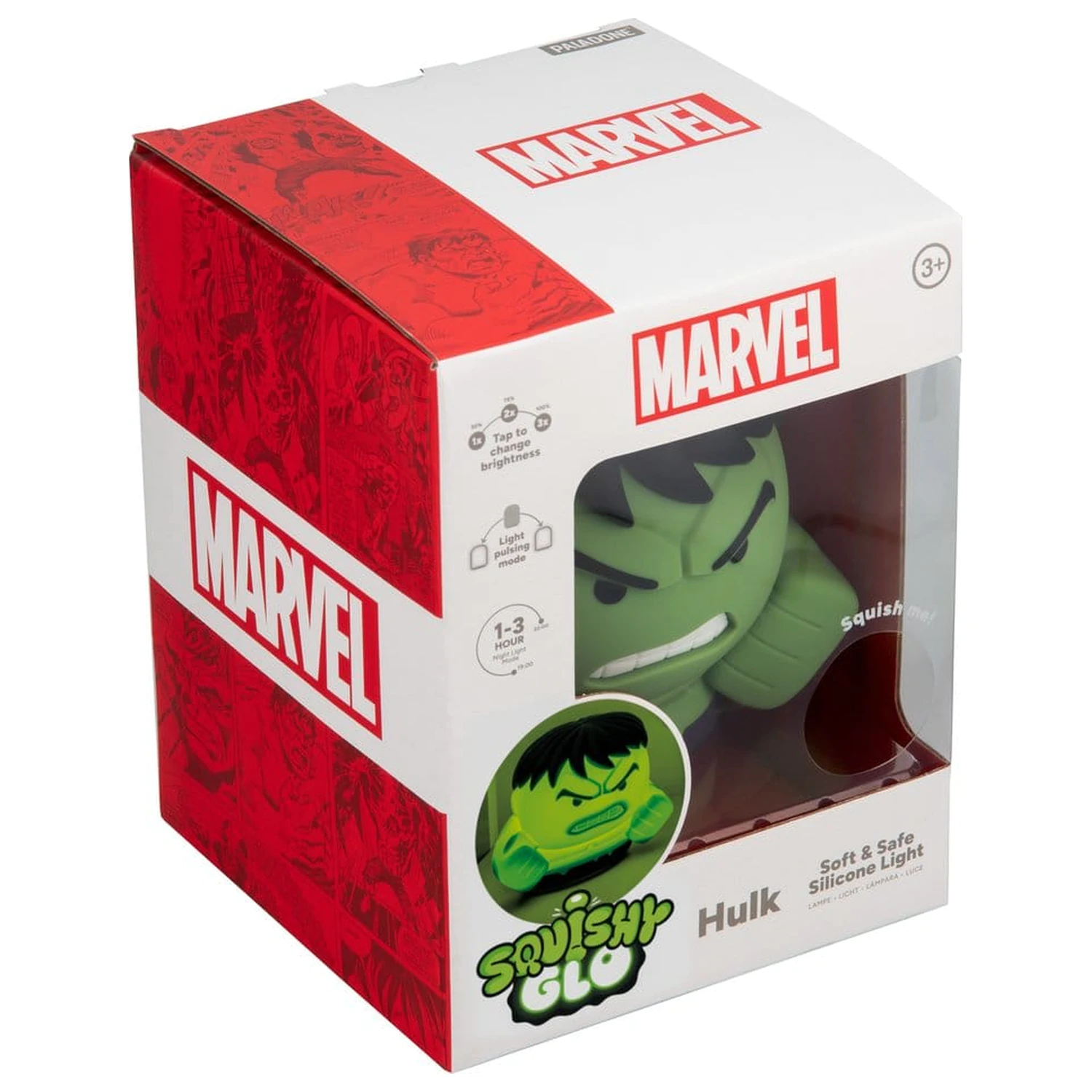 Marvel Universe SquishyGlo Silicon Light Hulk 15 cm product photo