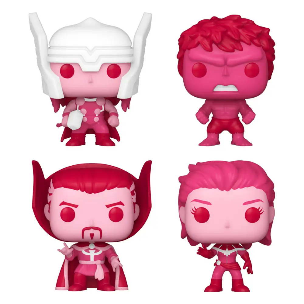 Marvel Valentines Pocket POP! Vinyl Figure 4-Pack 4 cm termékfotó