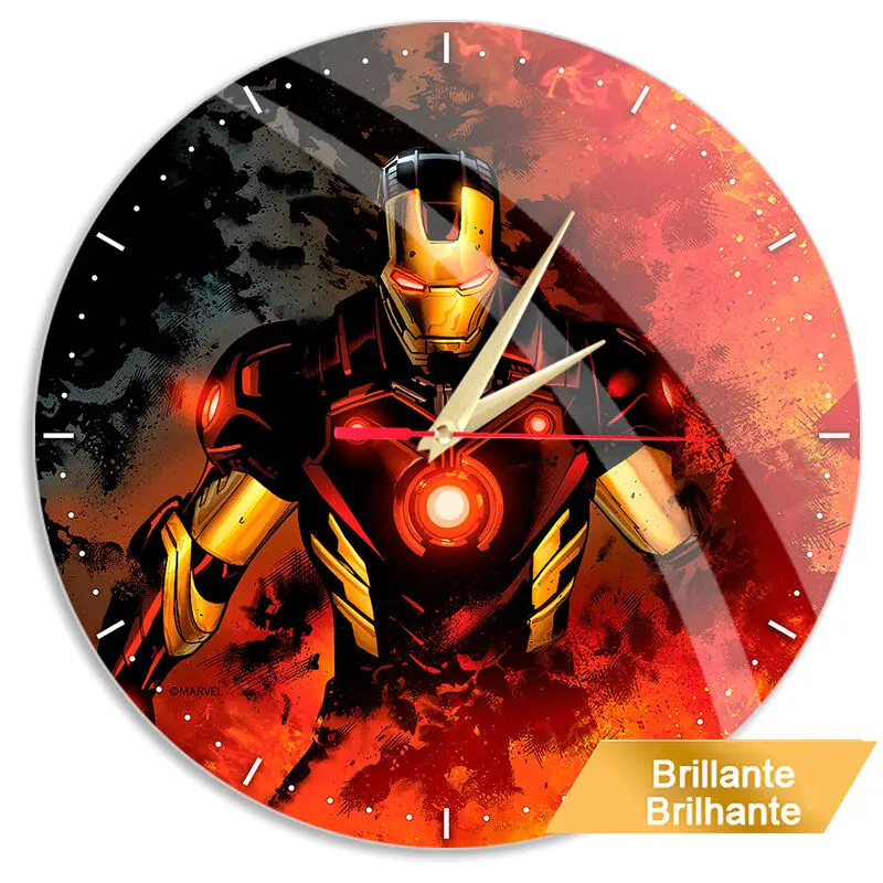 Marvel Iron Man wall clock product photo