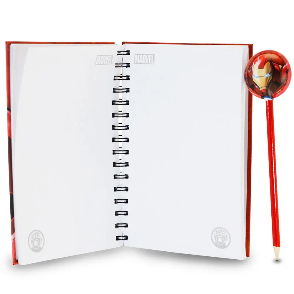 Marvel Iron Man Stark set notebook + pencil product photo