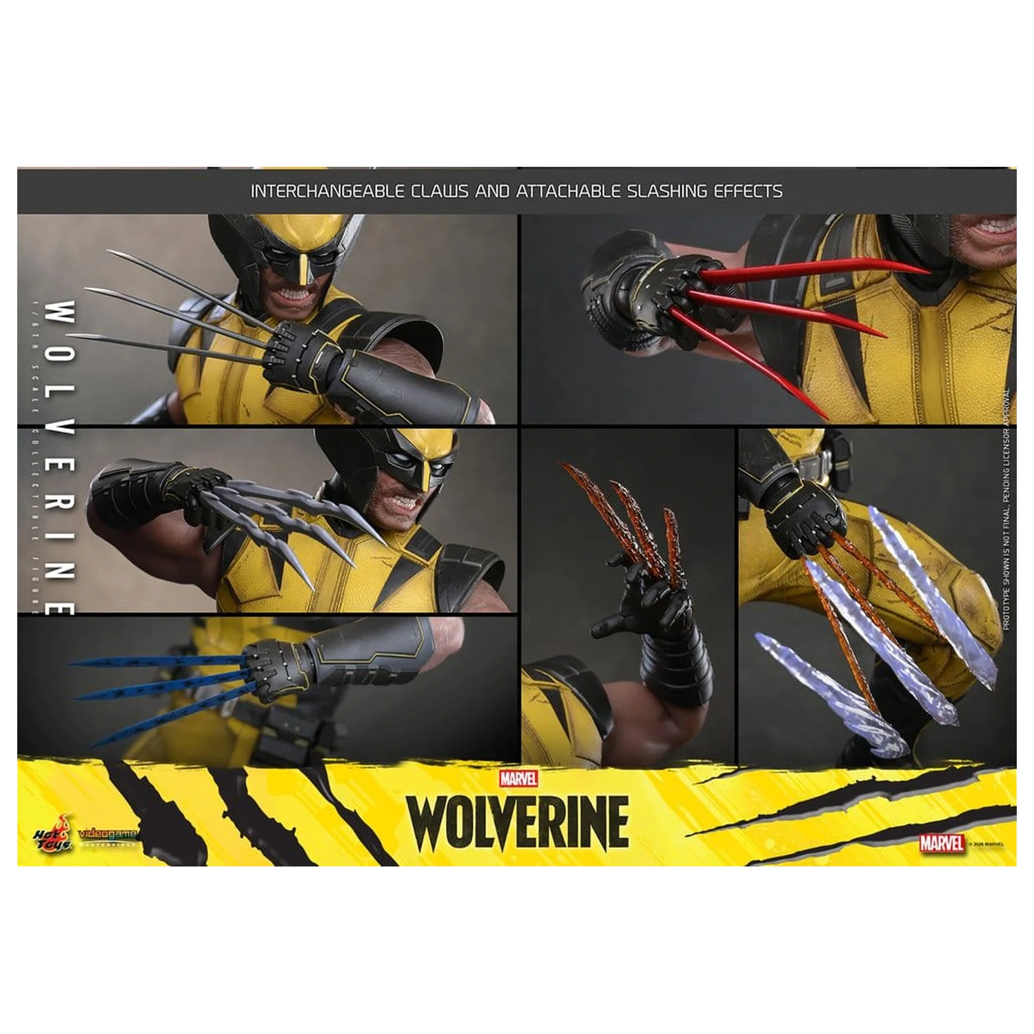 Marvel Video Game Masterpiece Action Figure 1/6 Wolverine 29 cm product photo