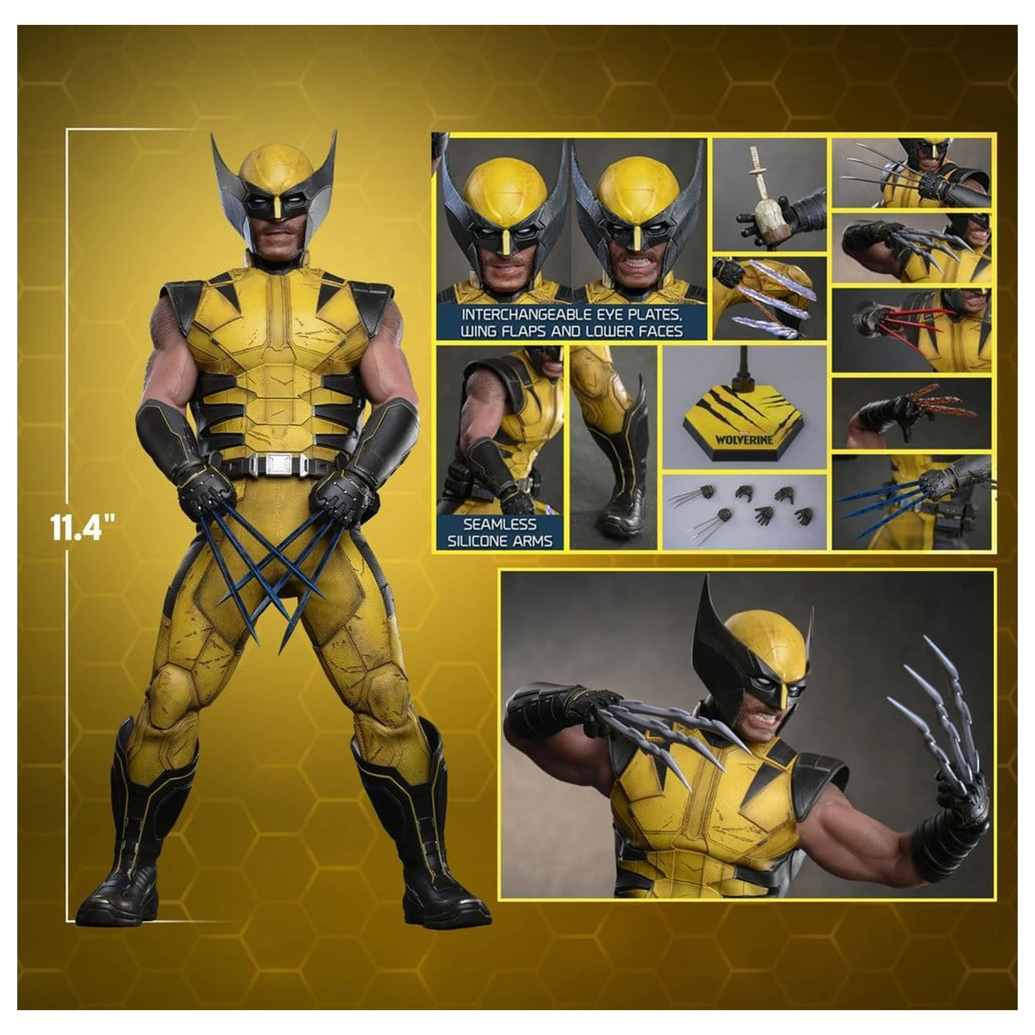 Marvel Video Game Masterpiece Action Figure 1/6 Wolverine 29 cm product photo