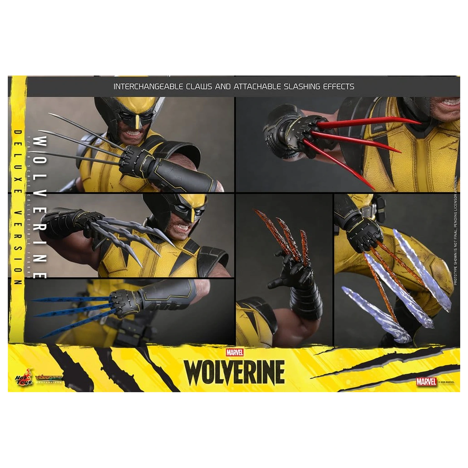 Marvel Video Game Masterpiece Action Figure 1/6 Wolverine (Deluxe Version) 29 cm product photo