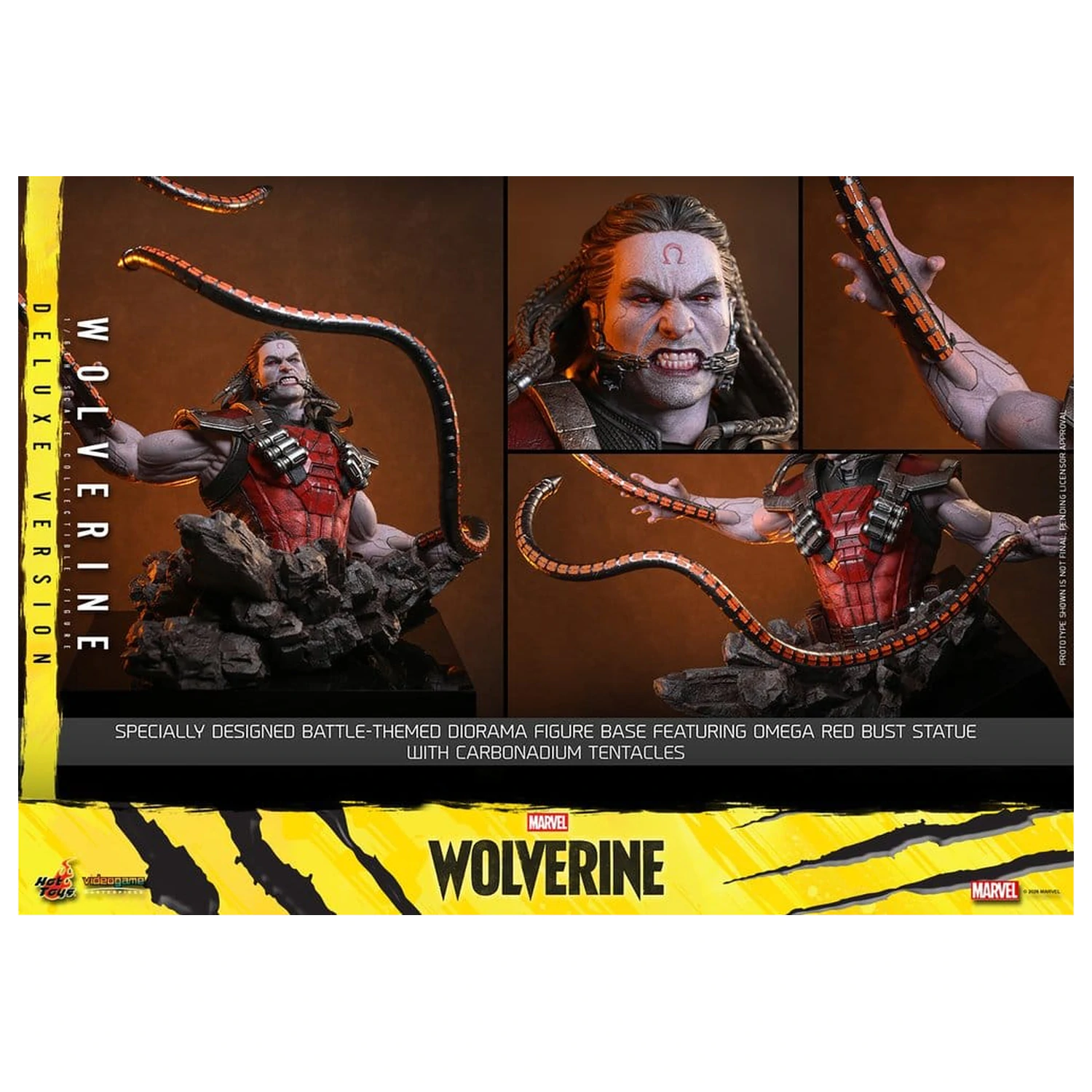 Marvel Video Game Masterpiece Action Figure 1/6 Wolverine (Deluxe Version) 29 cm product photo