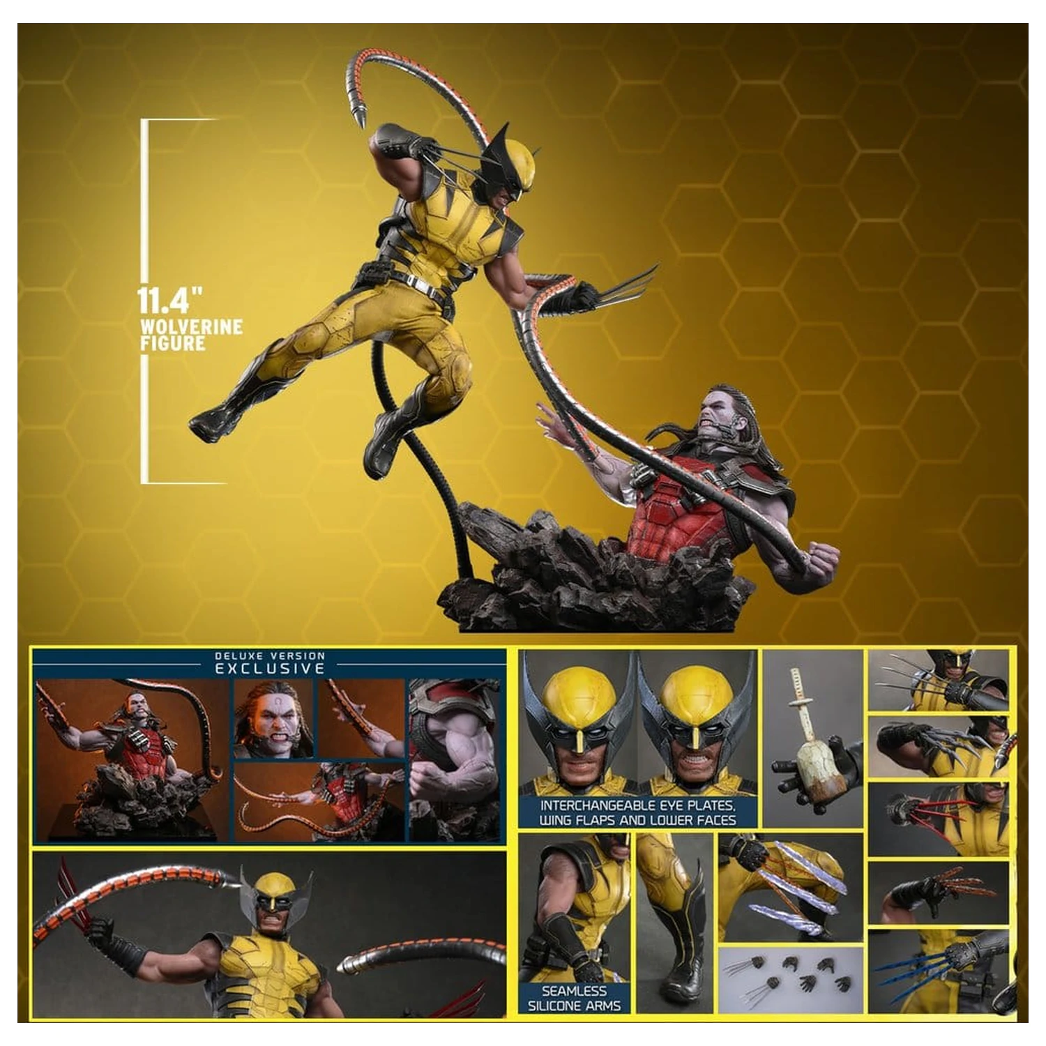 Marvel Video Game Masterpiece Action Figure 1/6 Wolverine (Deluxe Version) 29 cm product photo