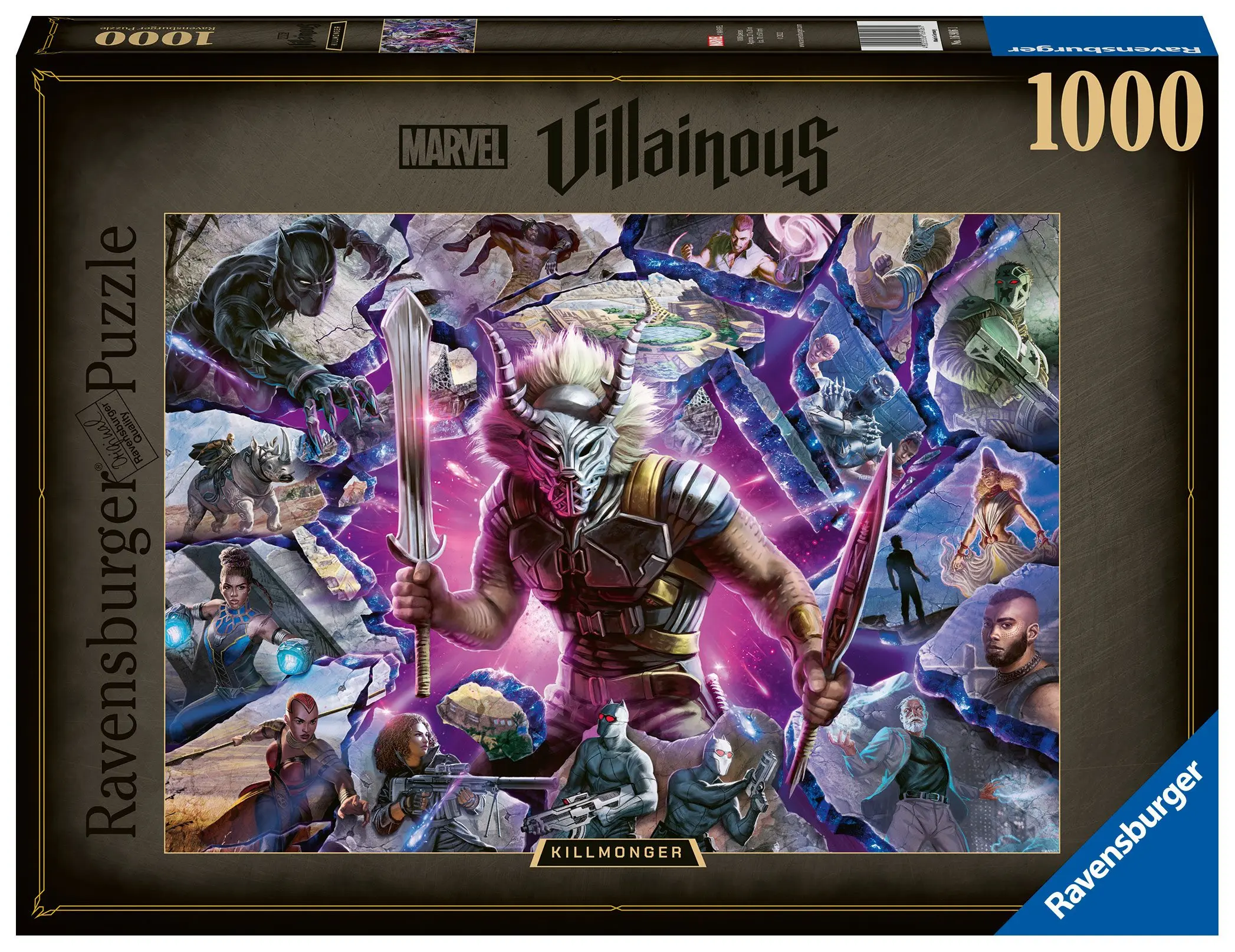 Marvel Villainous Jigsaw Puzzle Killmonger (1000 pieces) product photo