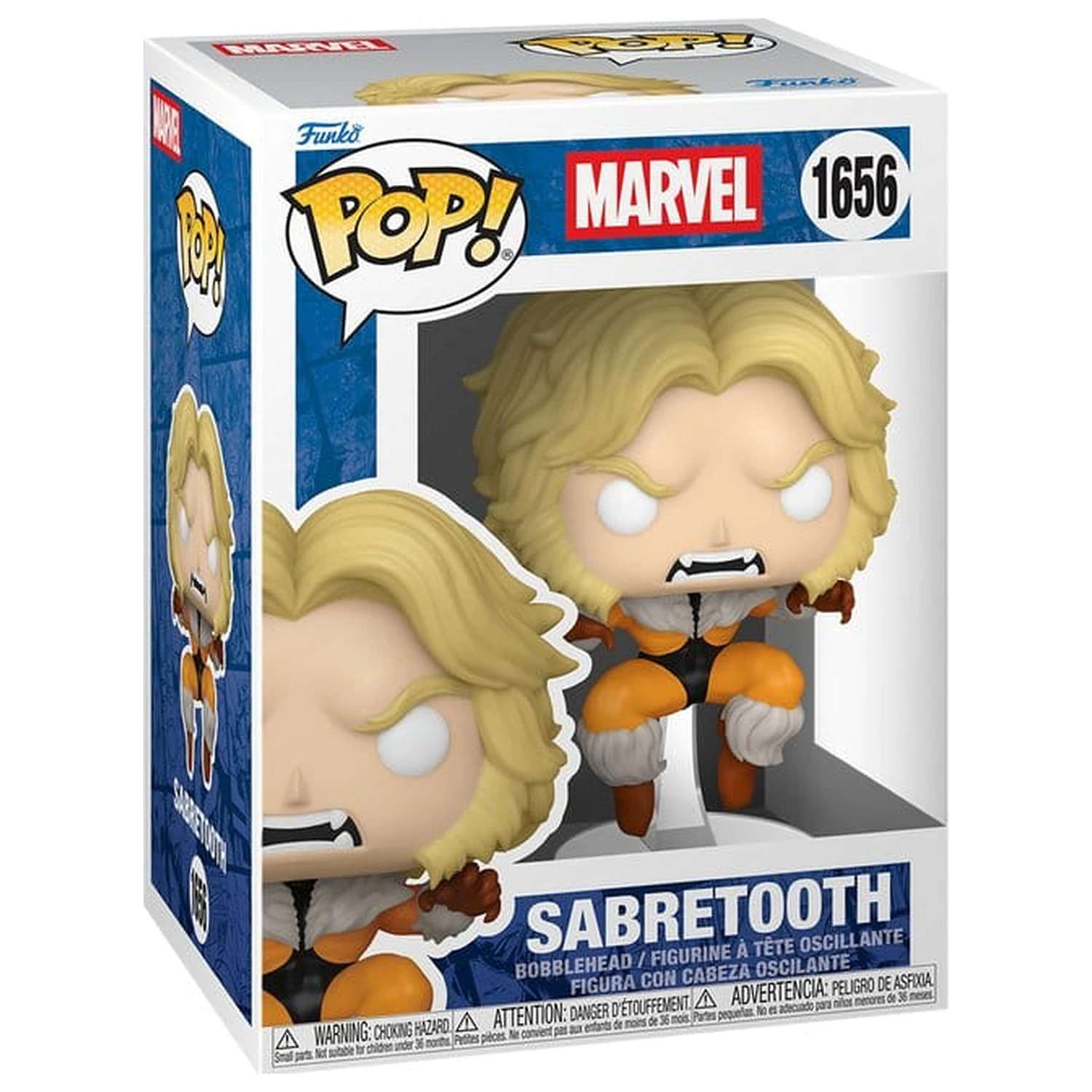 Marvel Weapon X Program Funko POP! Vinyl Figure Sabertooth 9 cm product photo