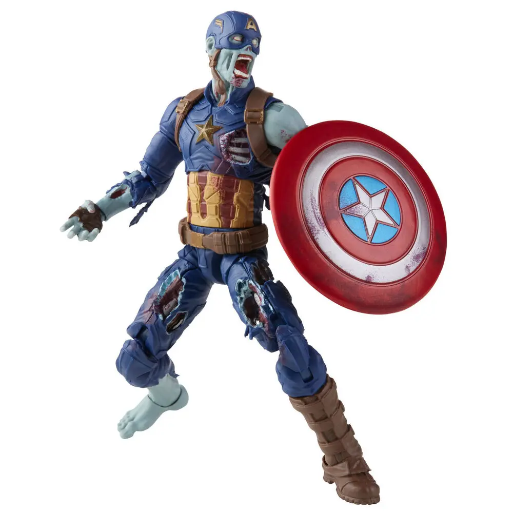 Marvel What If Captain America Zombie Legends figure 15cm product photo