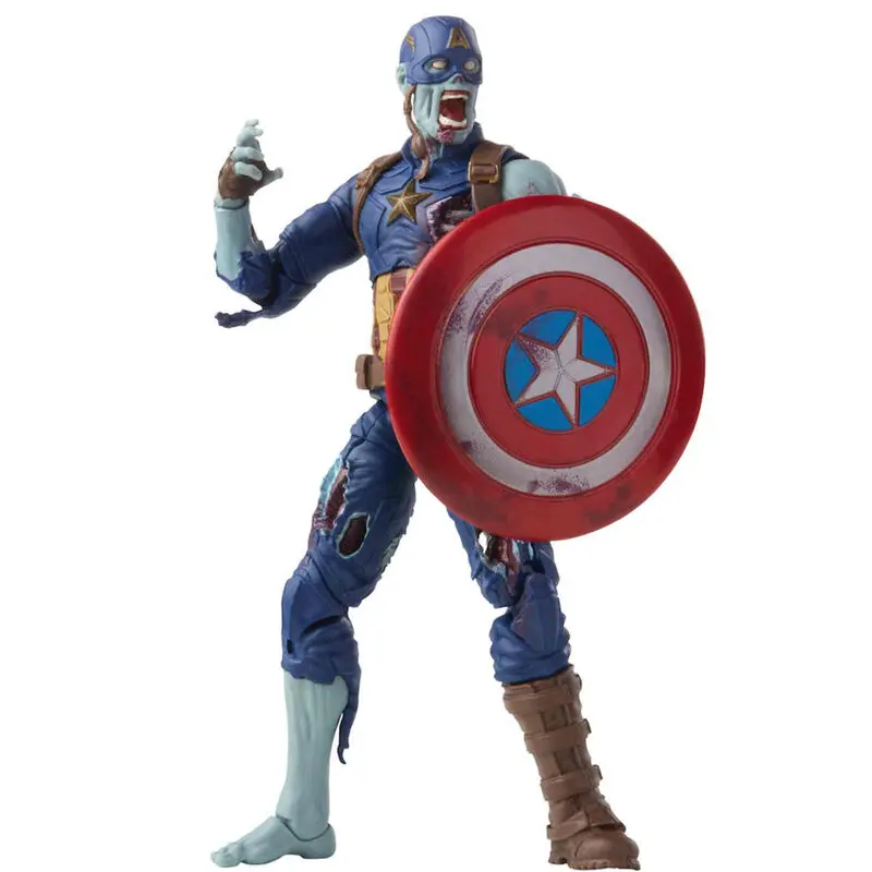 Marvel What If Captain America Zombie Legends figure 15cm product photo