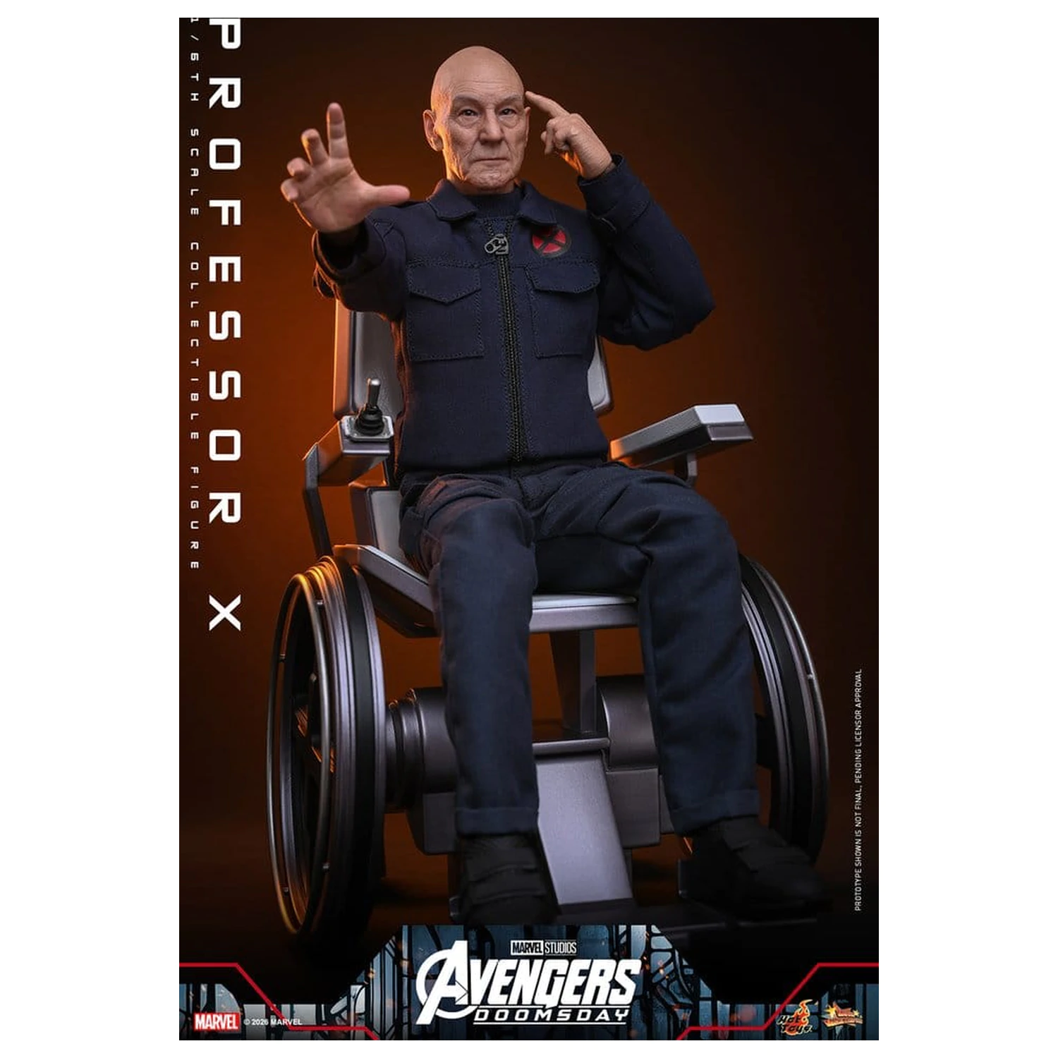 Marvel X-Men Action Figure 1/6 Professor X 25 cm product photo