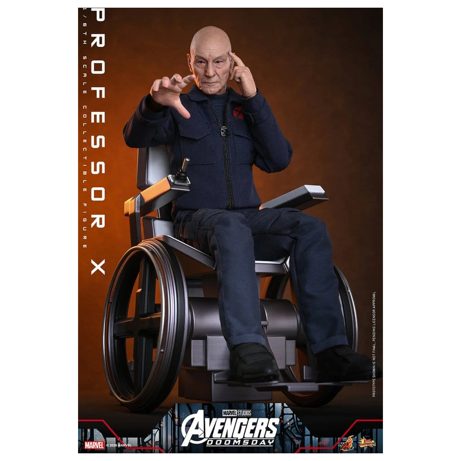 Marvel X-Men Action Figure 1/6 Professor X 25 cm product photo