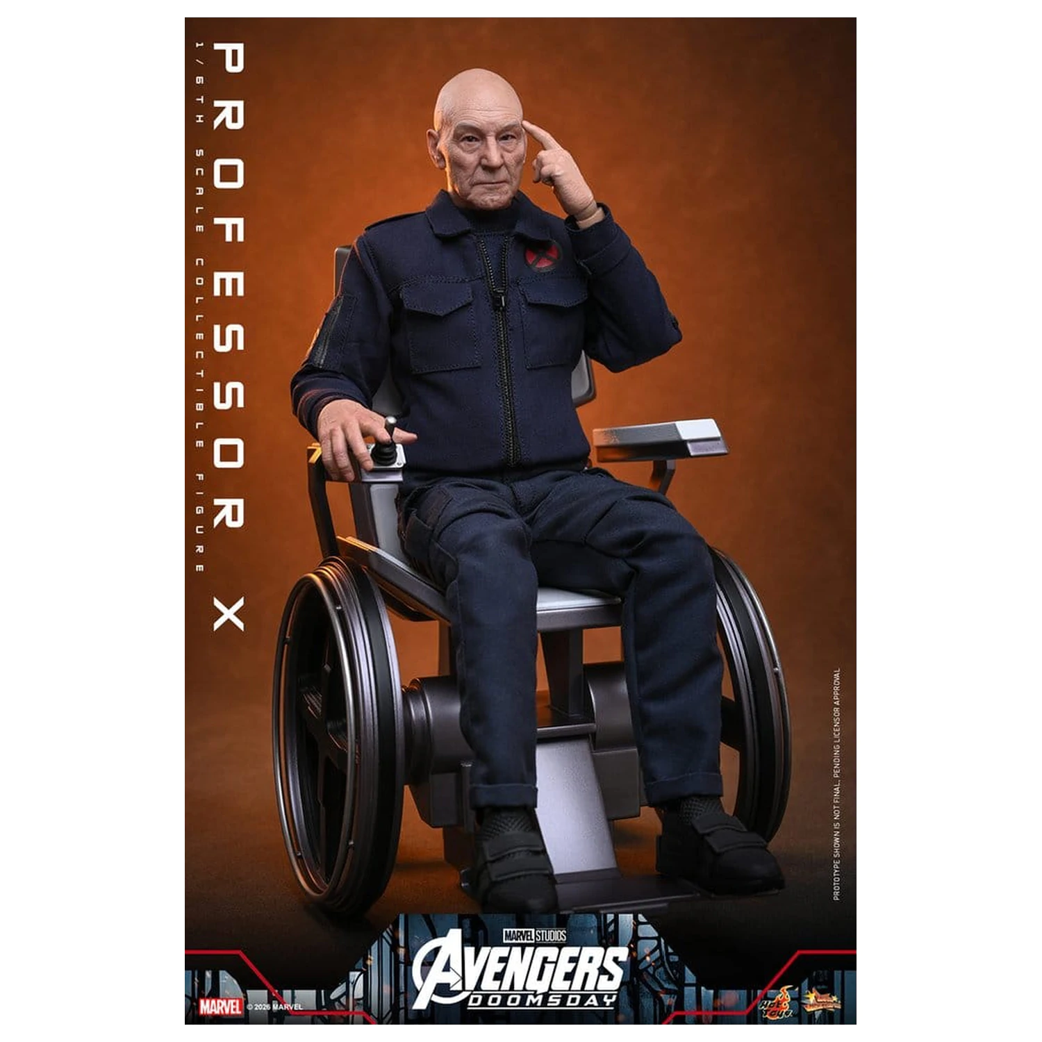 Marvel X-Men Action Figure 1/6 Professor X 25 cm product photo