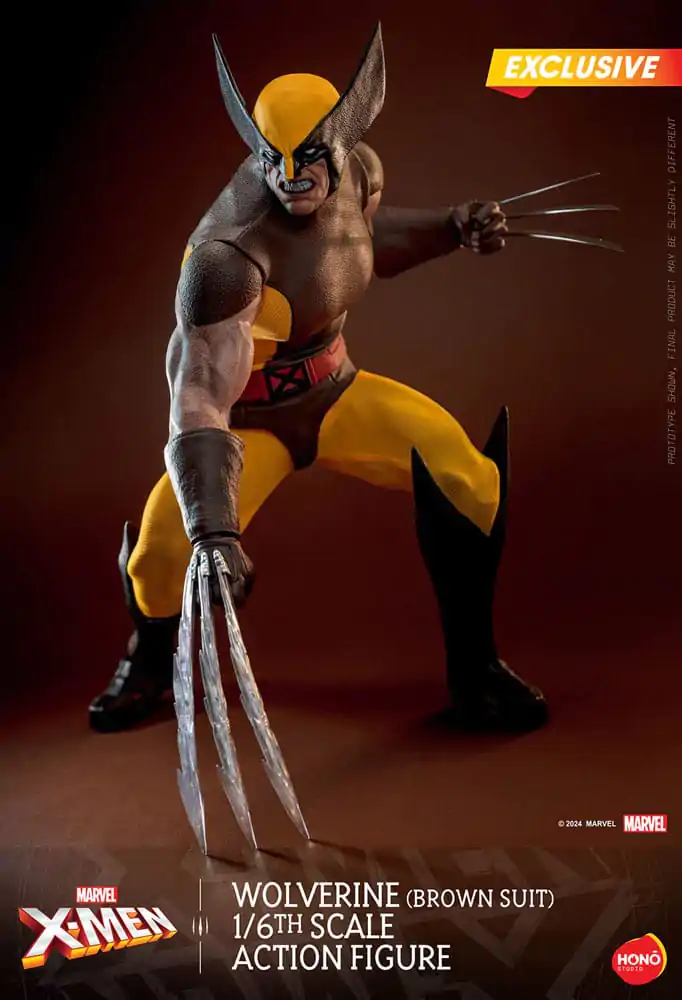 Marvel X-Men Action Figure 1/6 Wolverine (Brown Suit) Exclusive 28 cm product photo