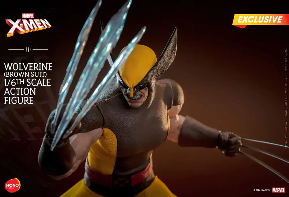 Marvel X-Men Action Figure 1/6 Wolverine (Brown Suit) Exclusive 28 cm product photo