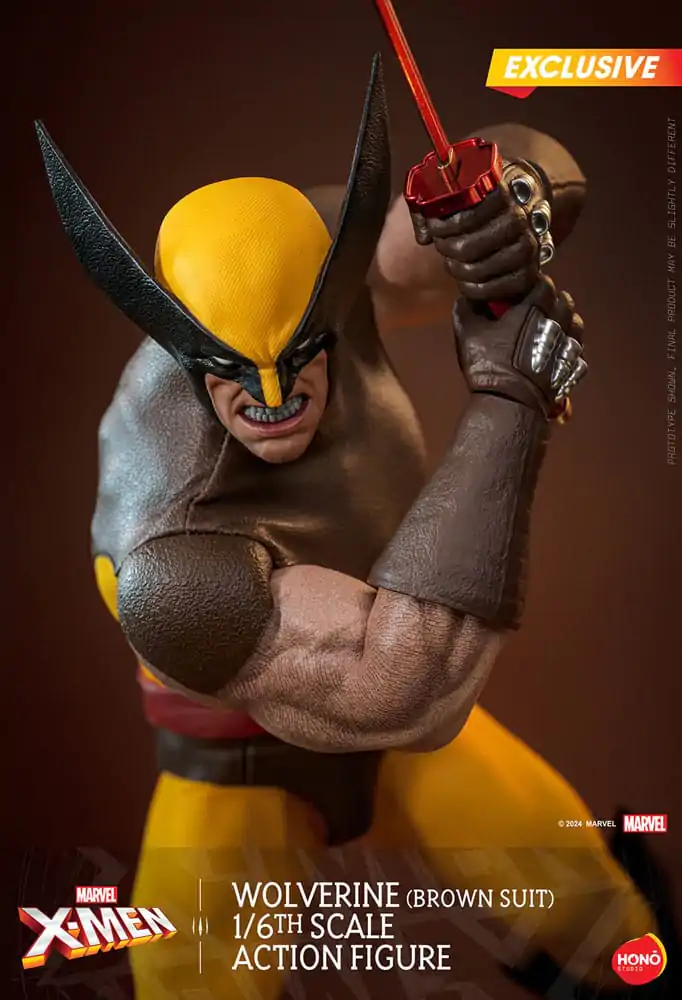 Marvel X-Men Action Figure 1/6 Wolverine (Brown Suit) Exclusive 28 cm product photo
