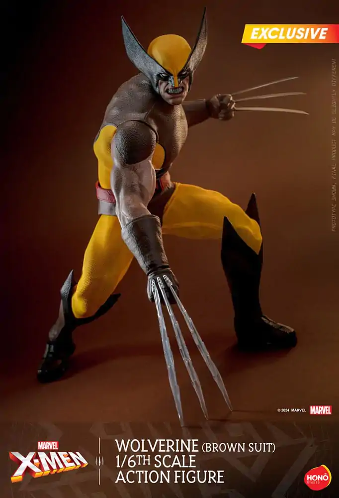Marvel X-Men Action Figure 1/6 Wolverine (Brown Suit) Exclusive 28 cm product photo
