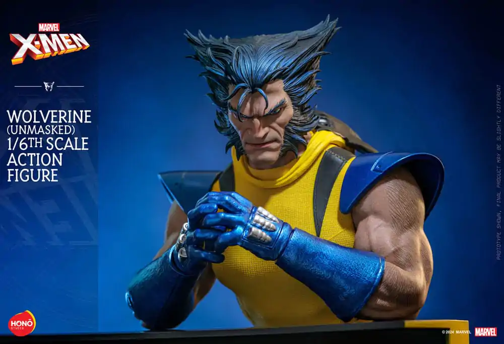 Marvel X-Men Action Figure 1/6 Wolverine (Unmasked) 28 cm termékfotó