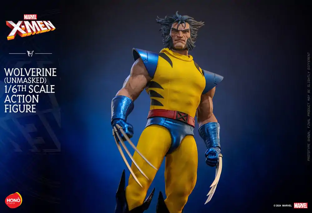 Marvel X-Men Action Figure 1/6 Wolverine (Unmasked) 28 cm product photo