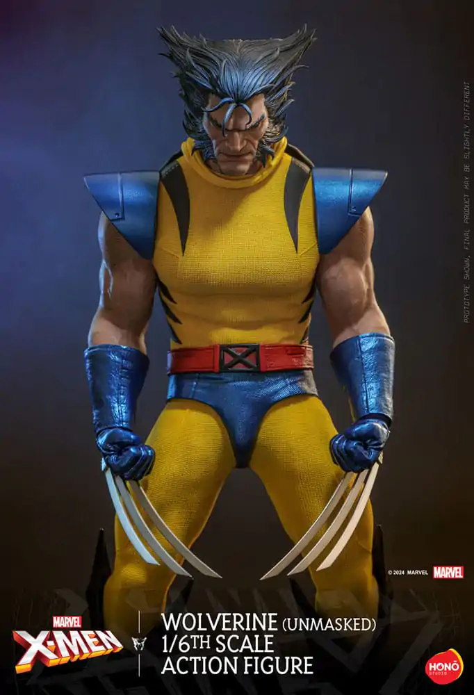 Marvel X-Men Action Figure 1/6 Wolverine (Unmasked) 28 cm product photo