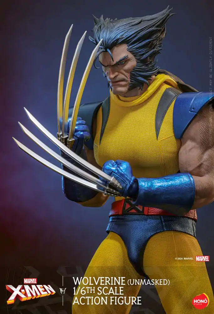 Marvel X-Men Action Figure 1/6 Wolverine (Unmasked) 28 cm product photo